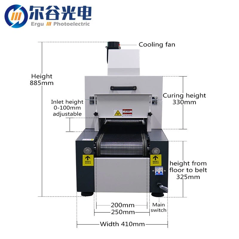 RX200-2 - Desktop Uv Curing Conveyors high quality
